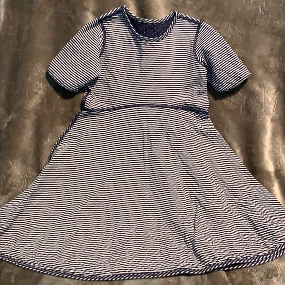 Navy Dress. Reversible! Size M